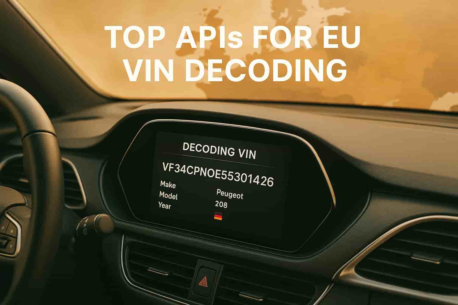 Top APIs for EU VIN Decoding