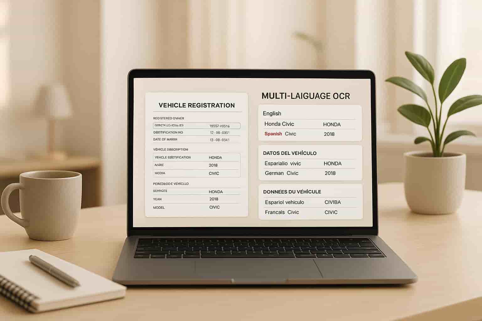 Multi-Language OCR for Vehicle Data: How It Works