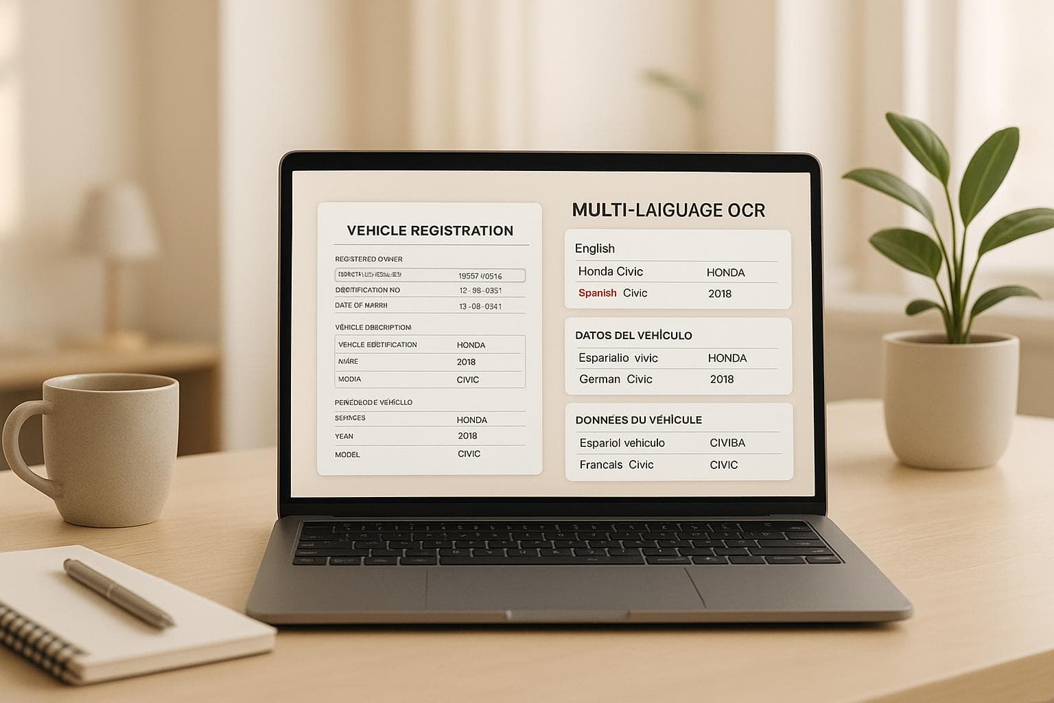 Multi-Language OCR for Vehicle Data: How It Works